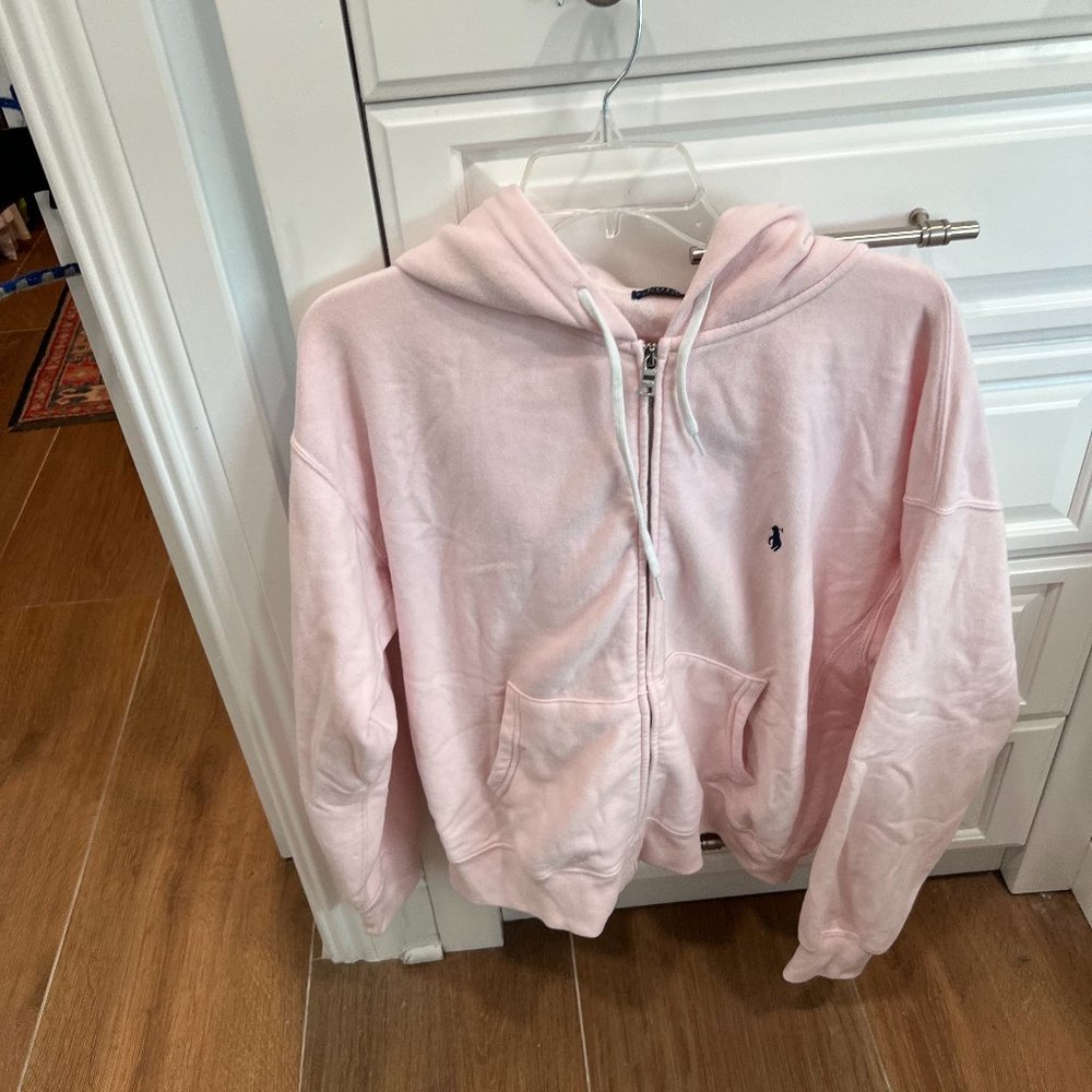 Zip front Polo Hoodie